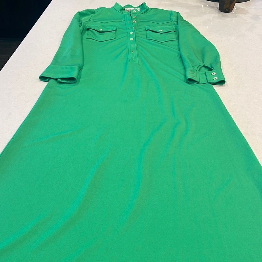S. Howard hirsh women’s vintage dress, size small? See measurements line green.